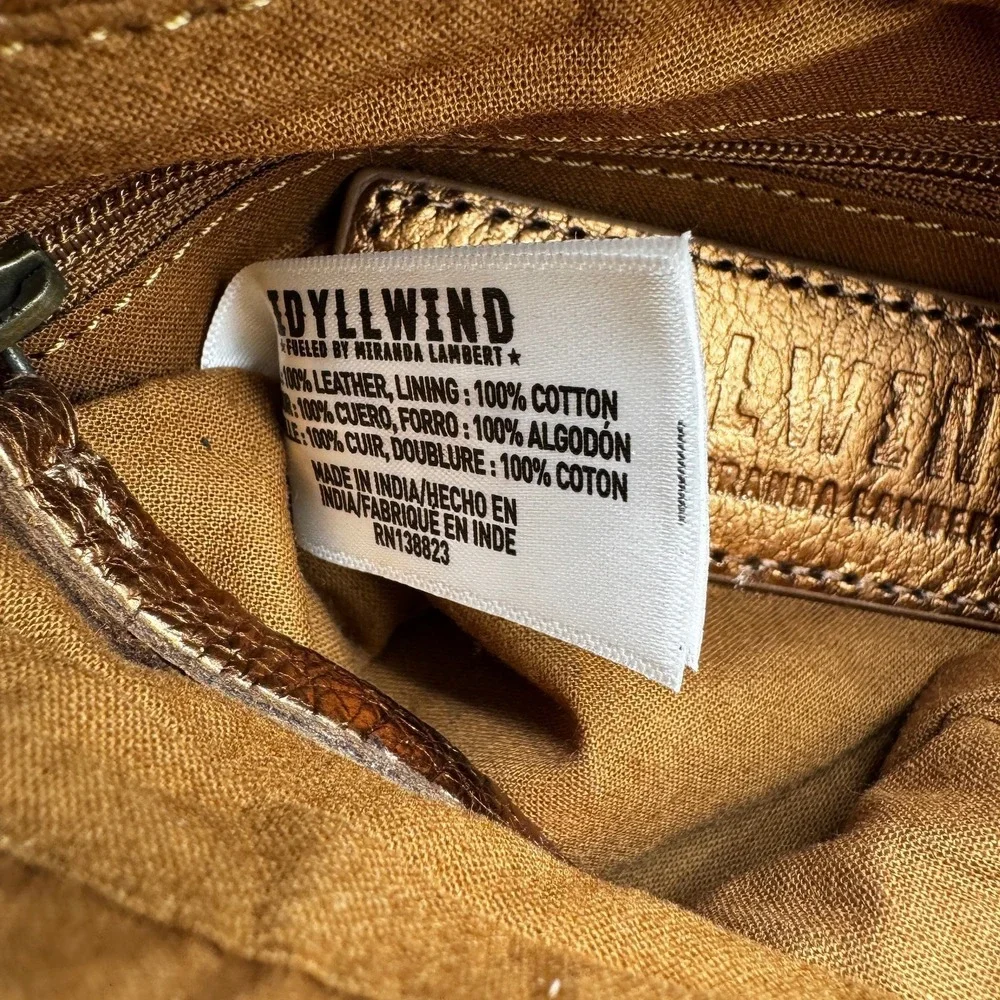 Idyllwind Womens Camarillo Metallic Fringe Suede Crossbody Bag Western Rodeo NEW - Picture 13 of 14